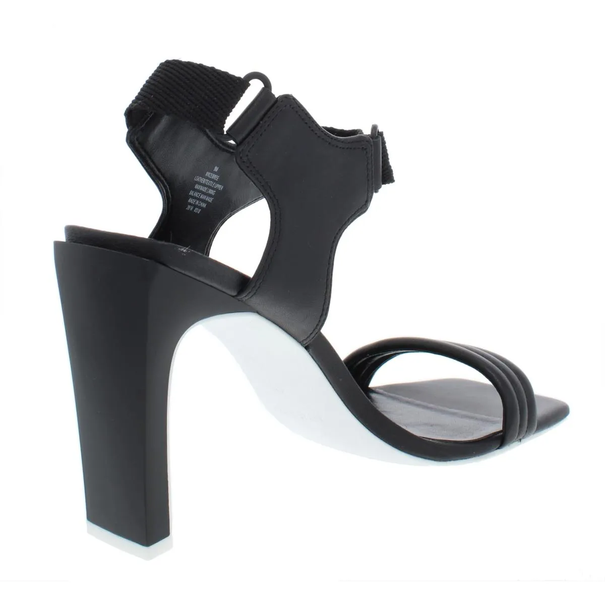 Zebree Womens Leather Open Toe Heels