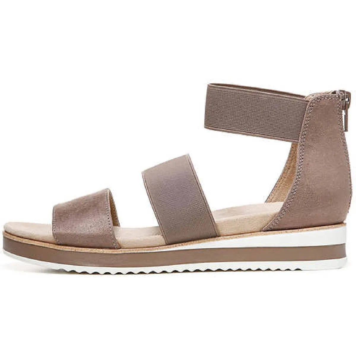 Zee Sandal Womens Ankle Strap Foot Bed Flatform Sandals