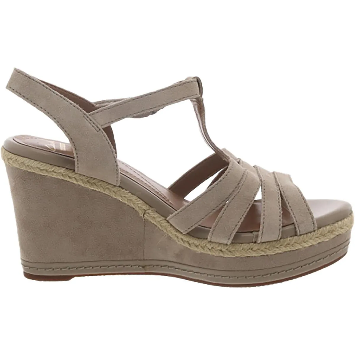 Zia Reign Womens Strappy Open Toe Wedge Sandals