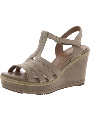 Zia Reign Womens Strappy Open Toe Wedge Sandals
