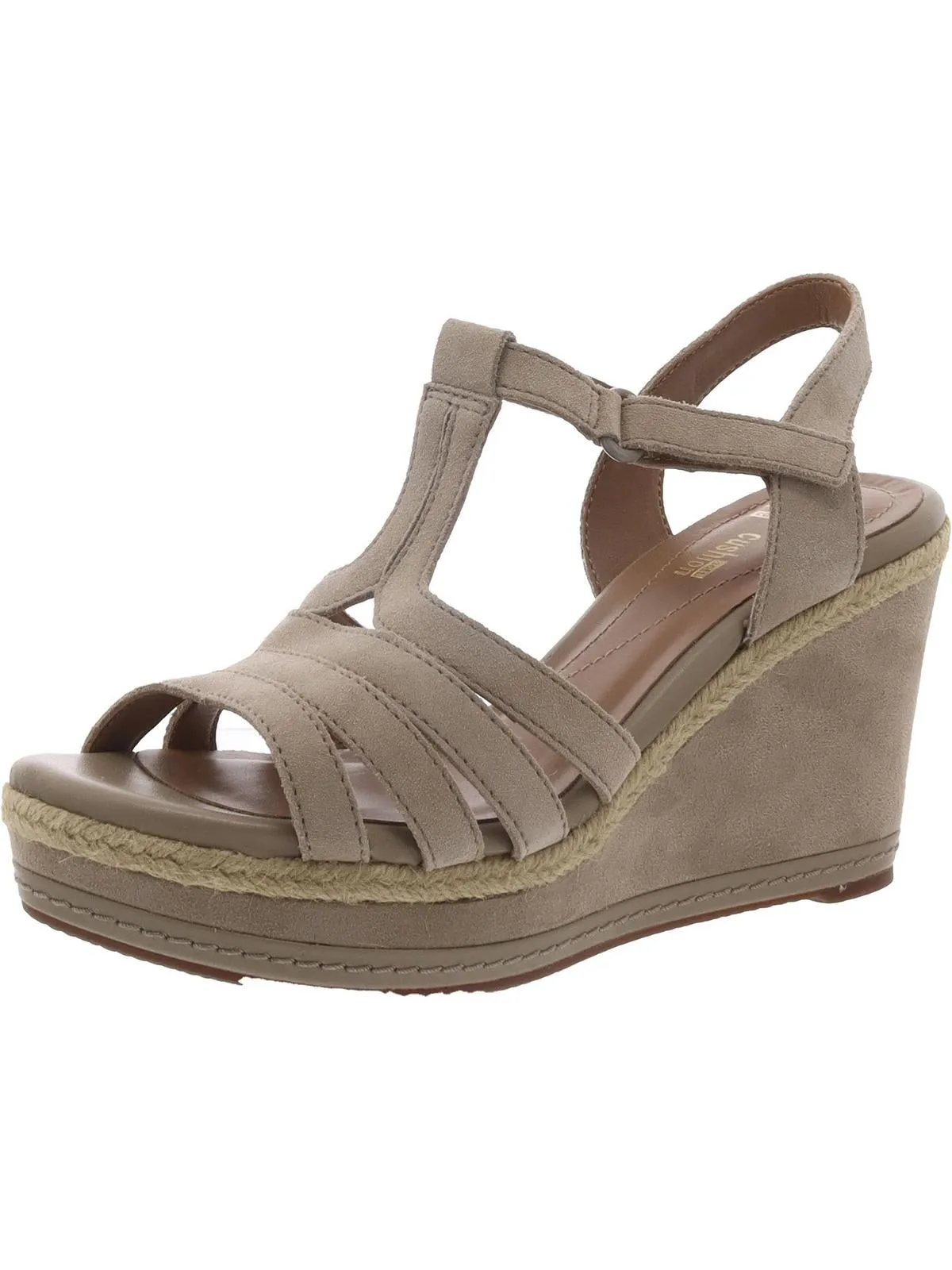 Zia Reign Womens Strappy Open Toe Wedge Sandals