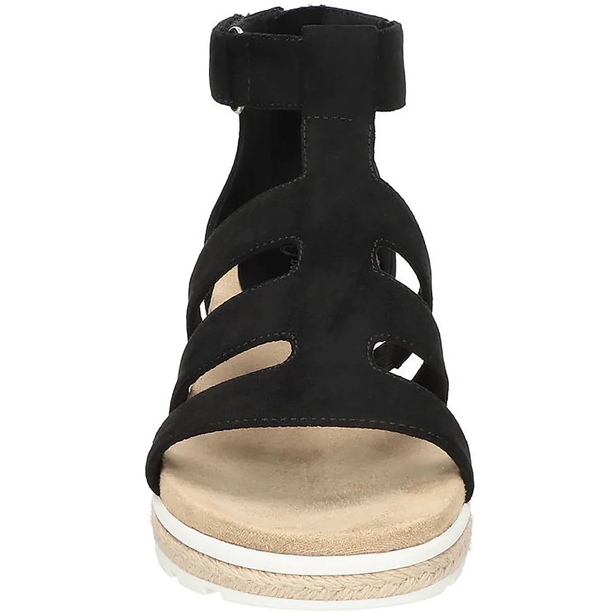 Zinia Womens Faux Suede Ankle Strap Strappy Sandals