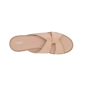 Zuri Leather Slip On In Natural
